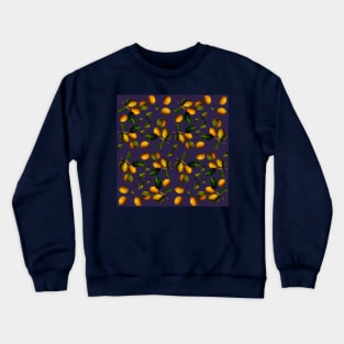 Lemon seamless watercolor pattern Crewneck Sweatshirt